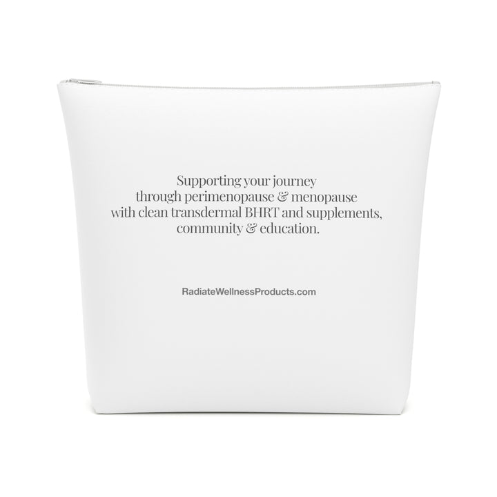 Radiate Wellness Cotton Cosmetic Bag