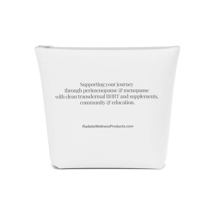 Radiate Wellness Cotton Cosmetic Bag