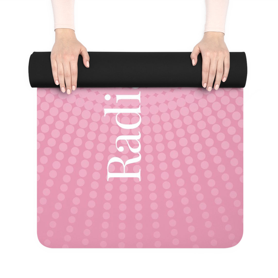 Radiate Wellness Beauty Rubber Yoga Mat