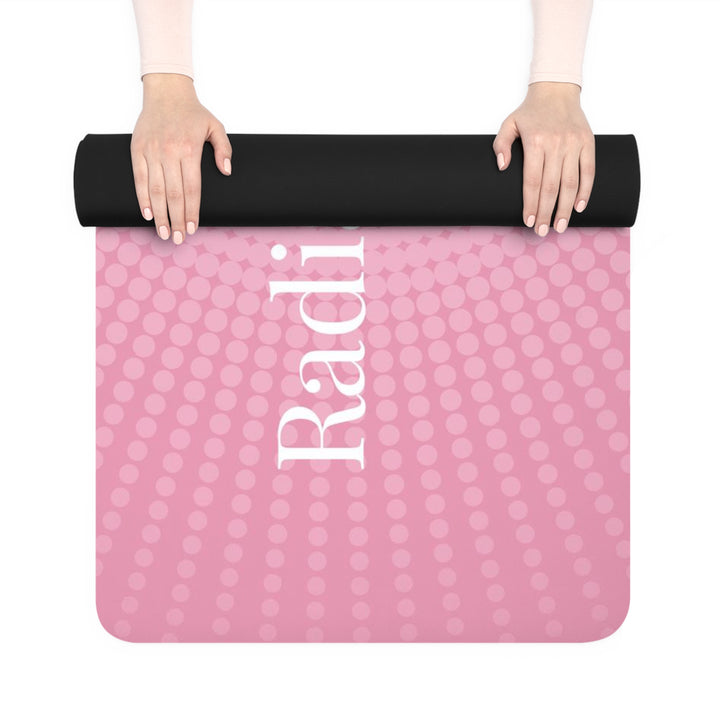 Radiate Wellness Beauty Rubber Yoga Mat