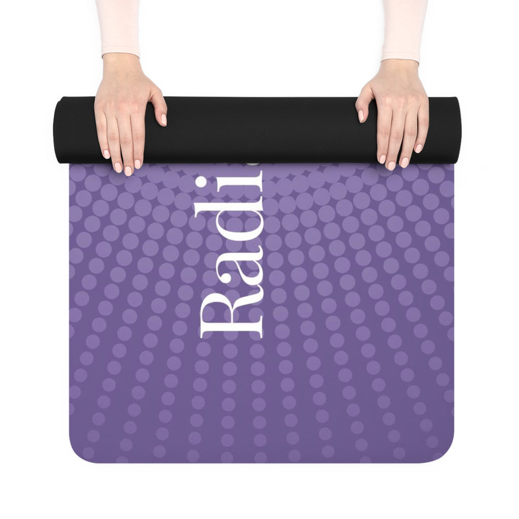 Radiate Wellness Vitality Rubber Yoga Mat