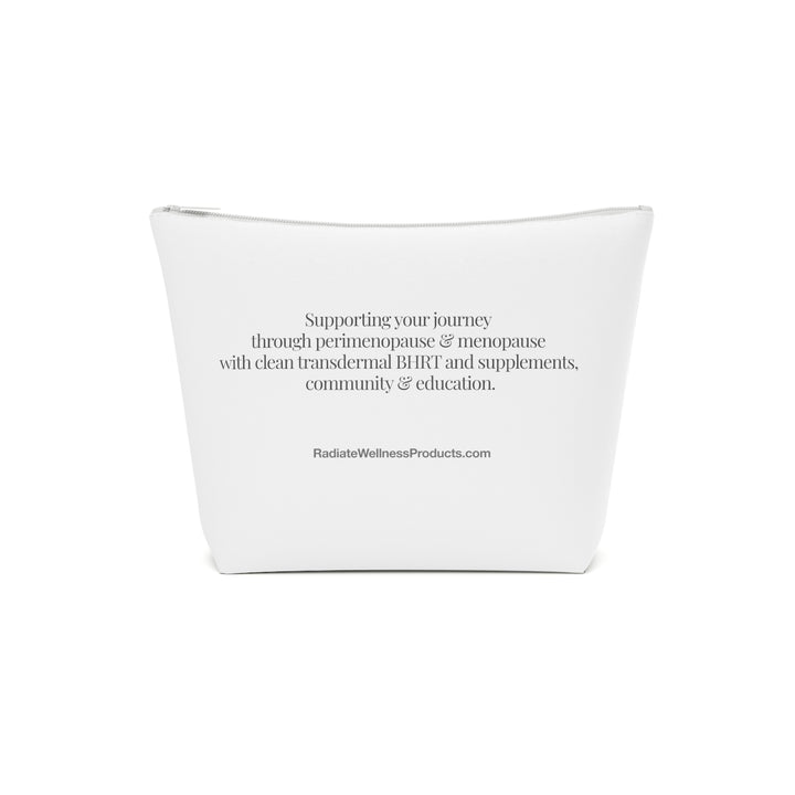 Radiate Wellness Cotton Cosmetic Bag