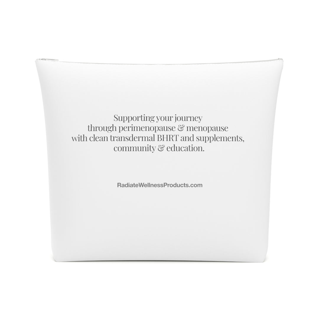 Radiate Wellness Cotton Cosmetic Bag