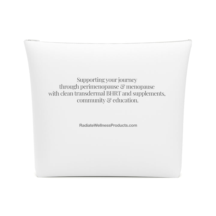 Radiate Wellness Cotton Cosmetic Bag