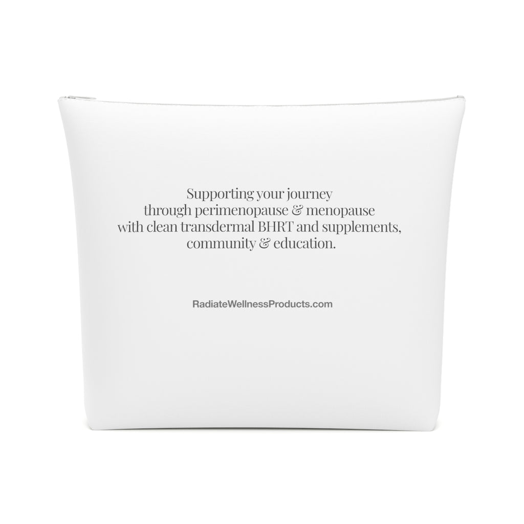 Radiate Wellness Cotton Cosmetic Bag