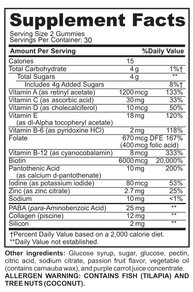 Hair, Skin, & Nails Gummies
