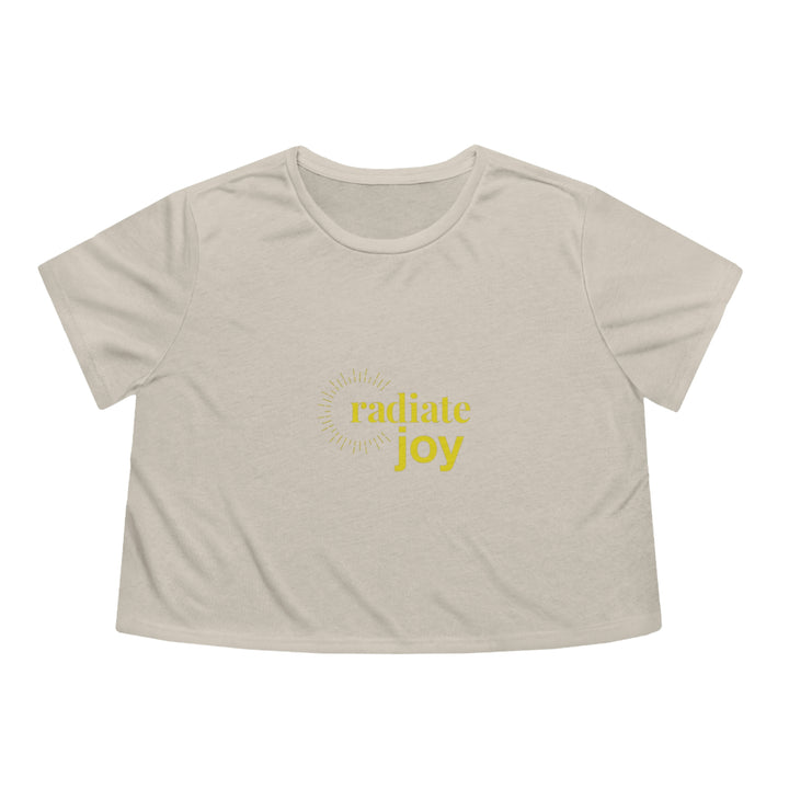 Radiate Joy Women's Flowy Cropped Tee