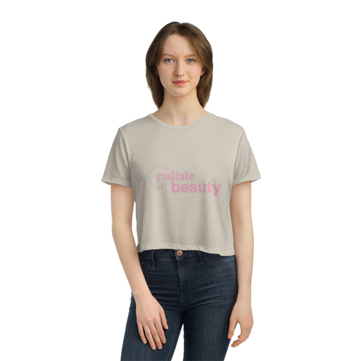 Radiate Beauty Women's Flowy Cropped Tee