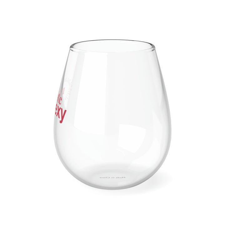 "Sexy" Stemless Wine Glass, 11.75oz