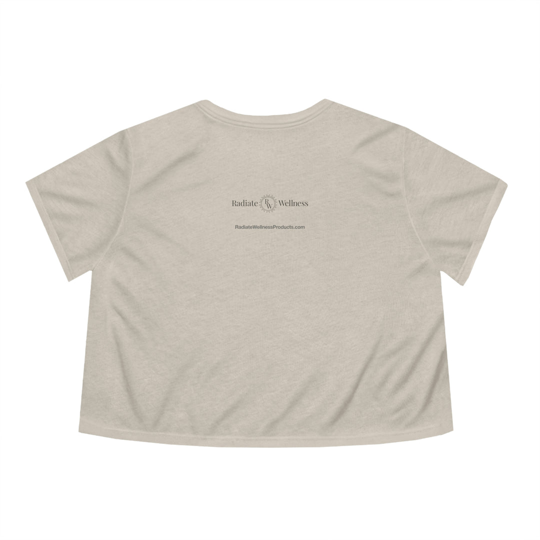 Radiate Joy Women's Flowy Cropped Tee