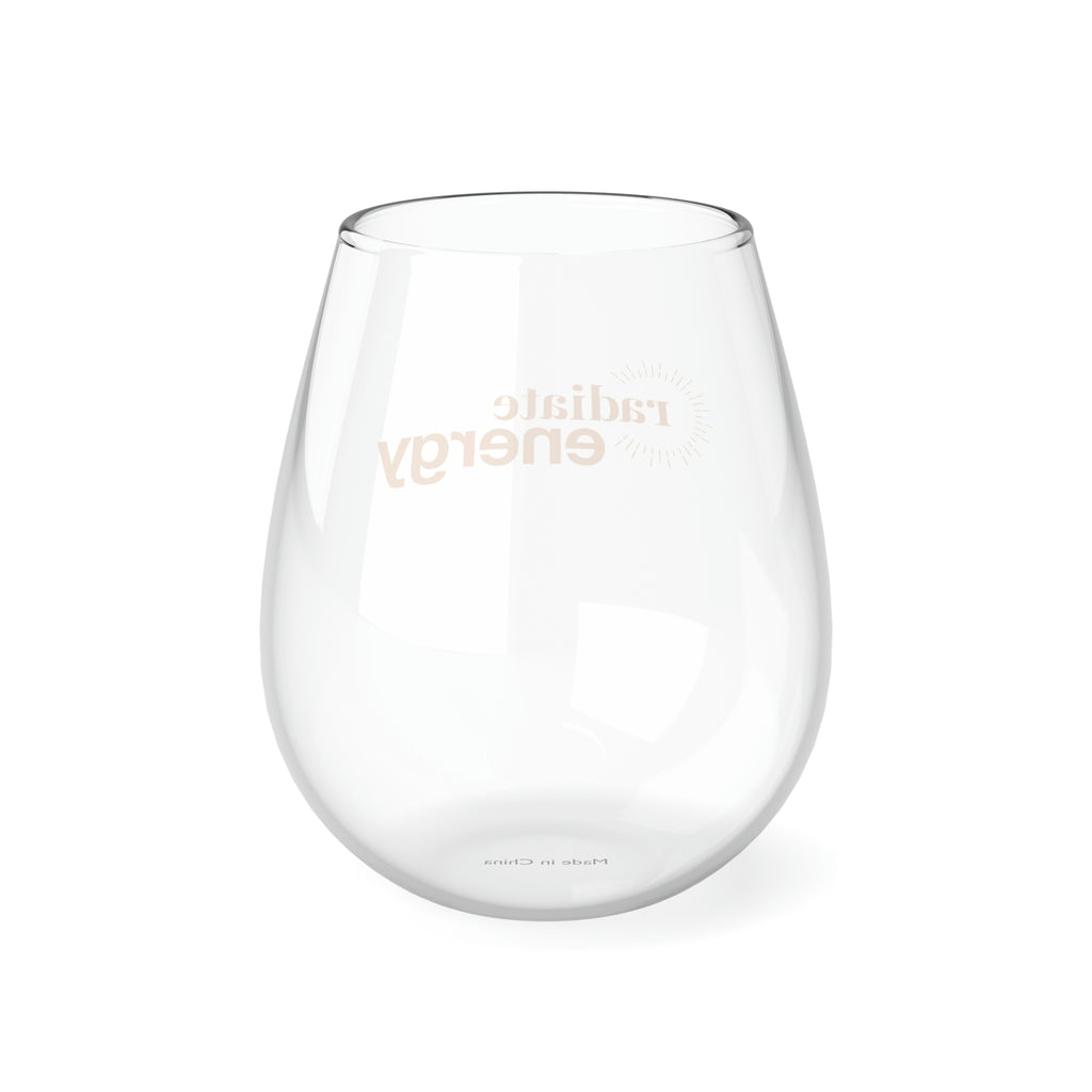 "Energy" Stemless Wine Glass, 11.75oz