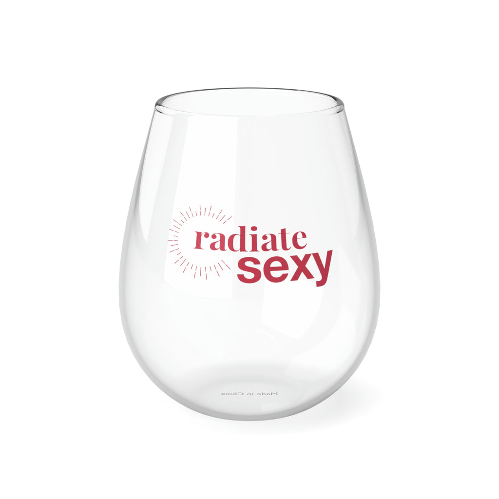 "Sexy" Stemless Wine Glass, 11.75oz