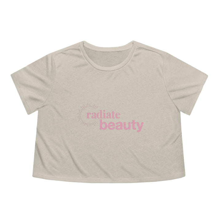 Radiate Beauty Women's Flowy Cropped Tee