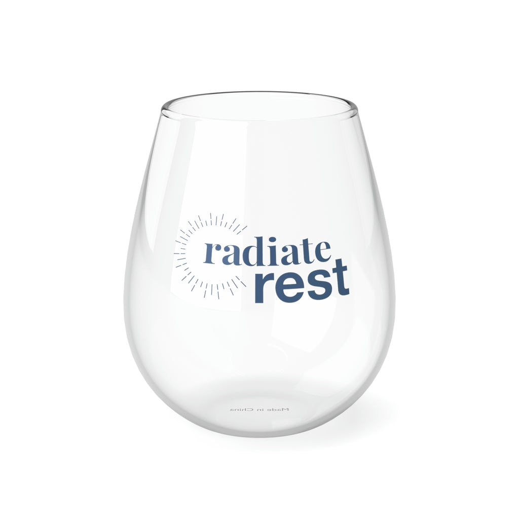 "Rest" Stemless Wine Glass, 11.75oz