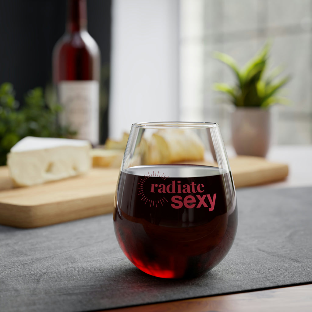 "Sexy" Stemless Wine Glass, 11.75oz