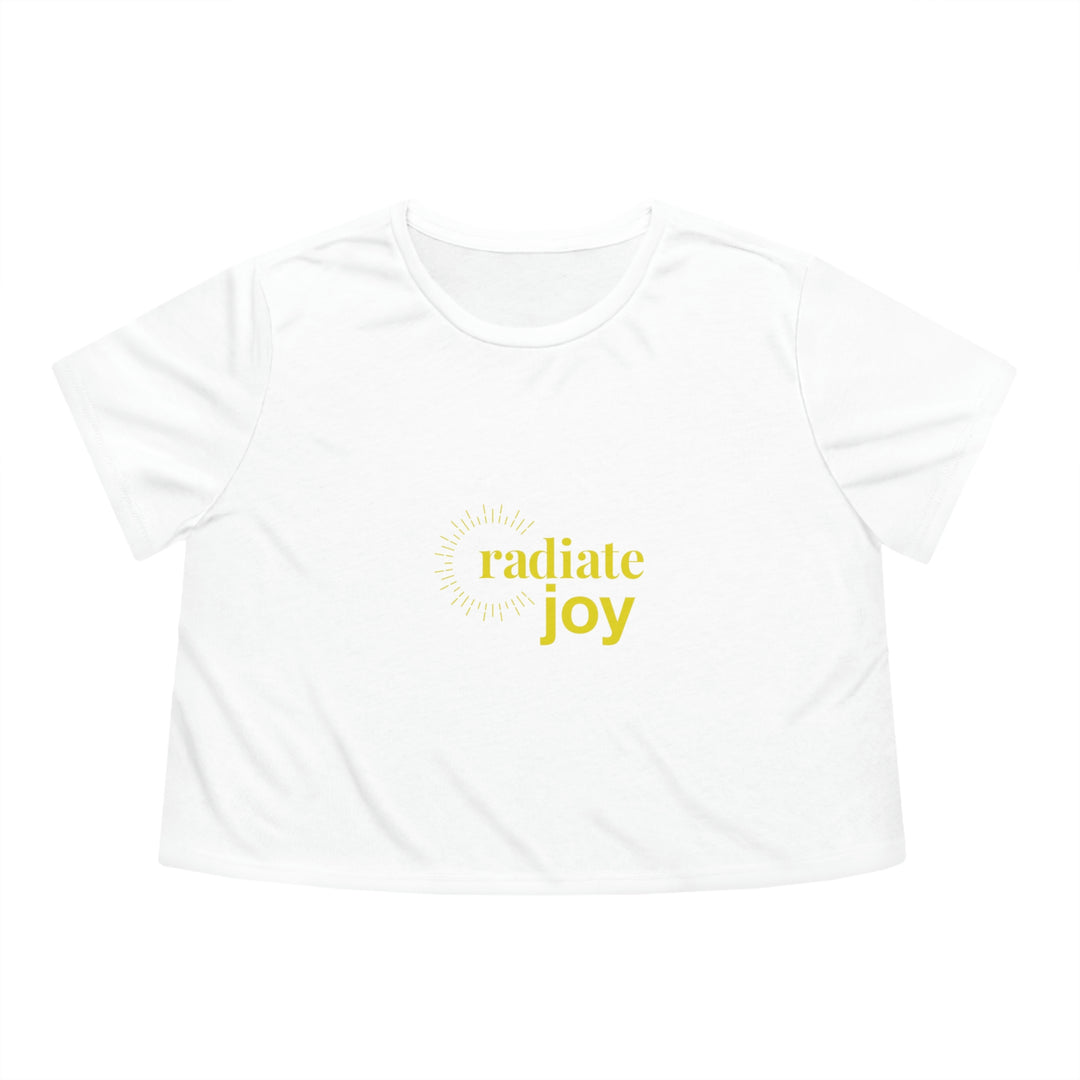 Radiate Joy Women's Flowy Cropped Tee