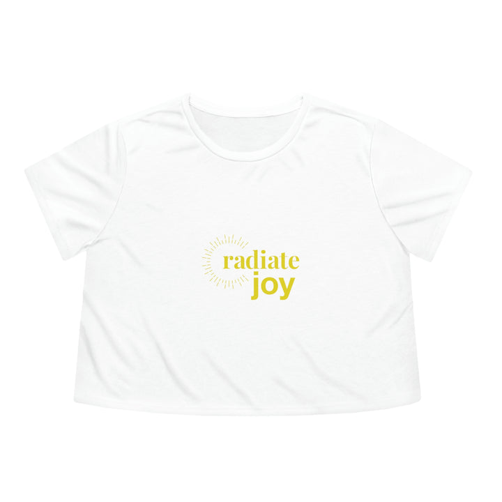 Radiate Joy Women's Flowy Cropped Tee