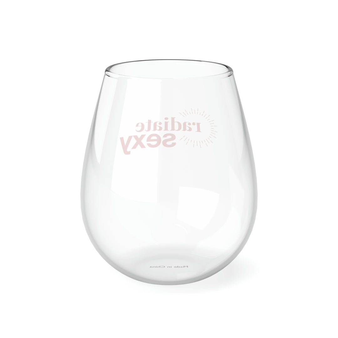 "Sexy" Stemless Wine Glass, 11.75oz