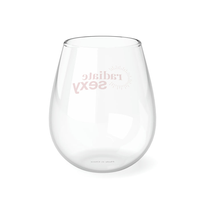 "Sexy" Stemless Wine Glass, 11.75oz
