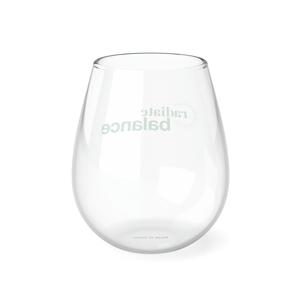 "Balance" Stemless Wine Glass, 11.75oz