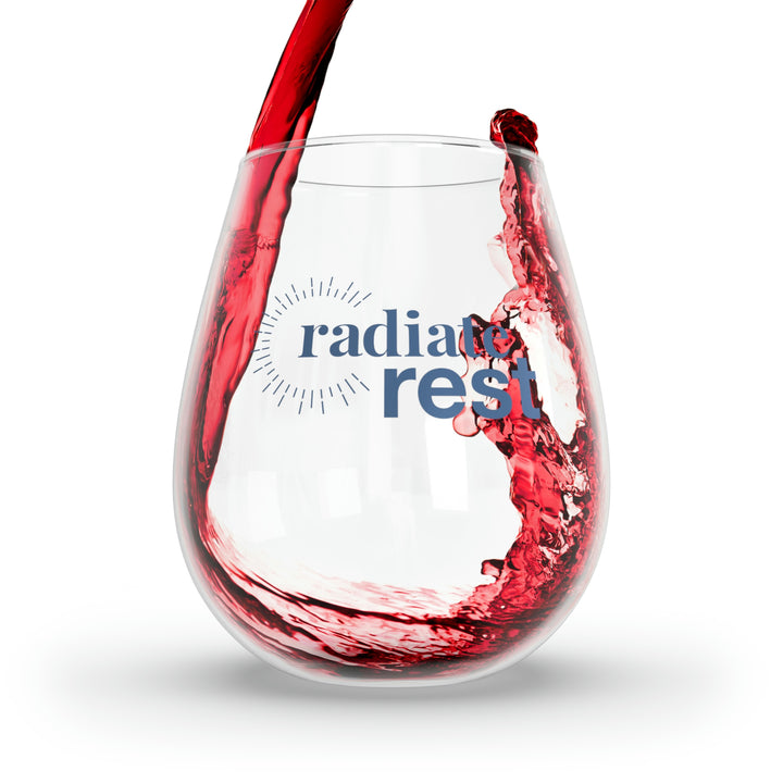 "Rest" Stemless Wine Glass, 11.75oz
