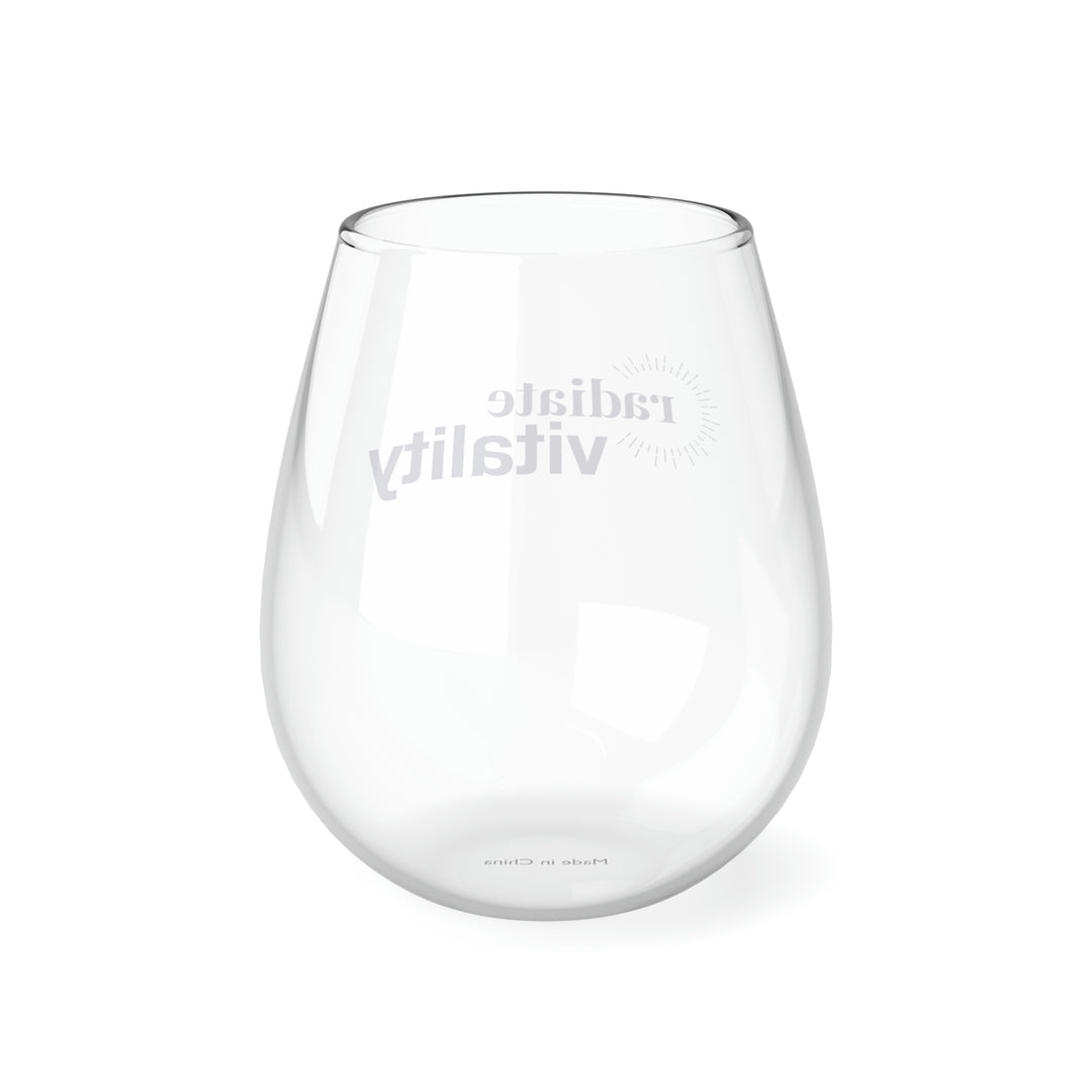 "Vitality" Stemless Wine Glass, 11.75oz