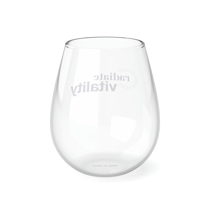 "Vitality" Stemless Wine Glass, 11.75oz
