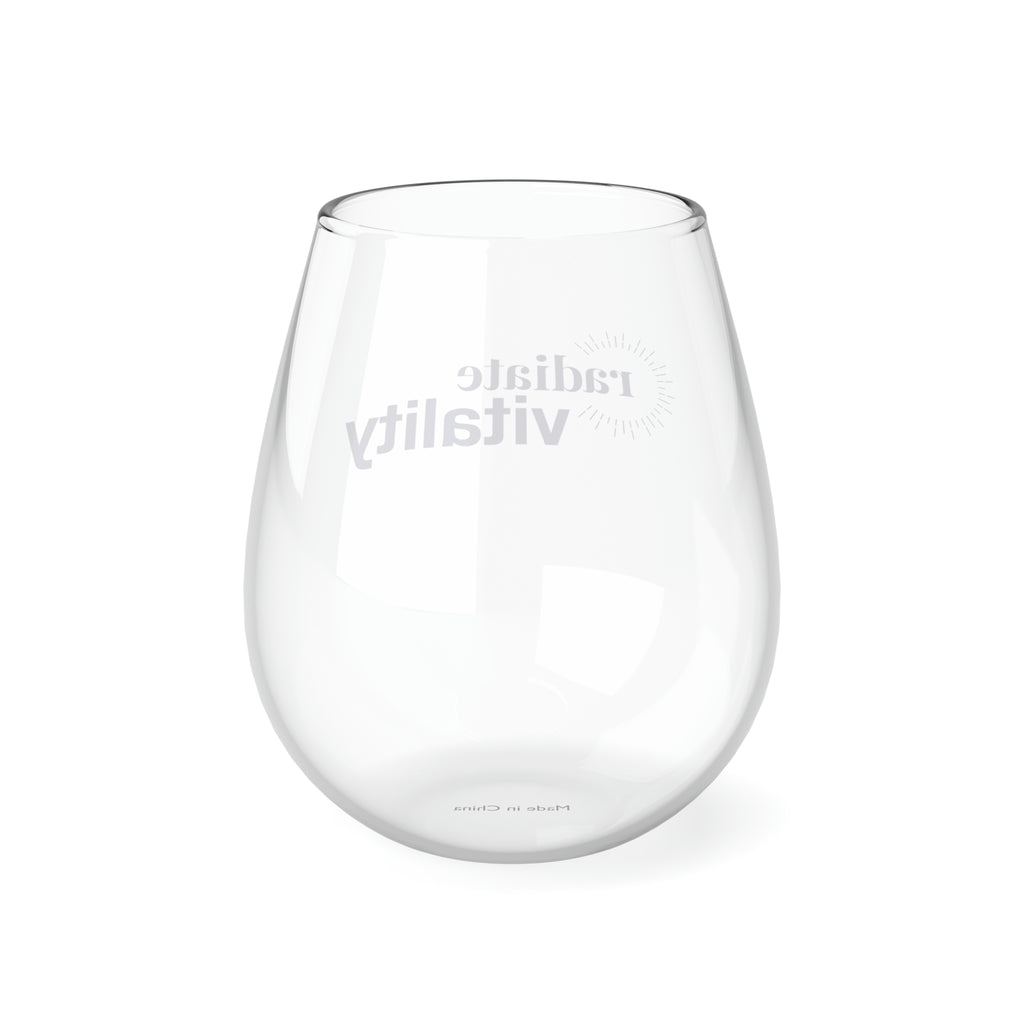 "Vitality" Stemless Wine Glass, 11.75oz